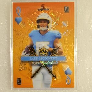Orange and Blue Football Trading Card